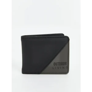 LCW ACCESSORIES Siyah Deri Görünümlü Erkek Cüzdan