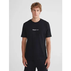 XSIDE Siyah Bisiklet Yaka Baskılı Penye Erkek Tişört