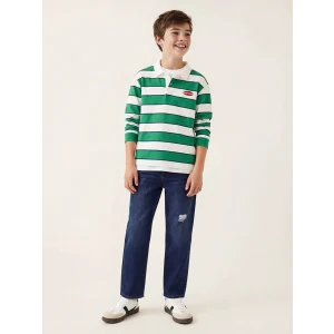 LCW Kids İndigo Yırtık Detaylı Erkek Çocuk Jean Pantolon