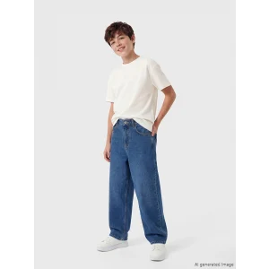 LCW Kids İndigo Loose Fit Erkek Çocuk Jean Pantolon
