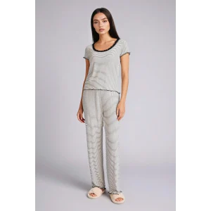 Defacto G3118AXBK81 Siyah Regular Fıt Kısa Kollu 2li Ribana Takım