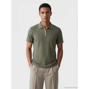 LCW Vision Haki Polo Yaka Erkek Tişört