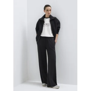 Mavi 1011177-900 Geniş Paça Siyah Eşofman Altı