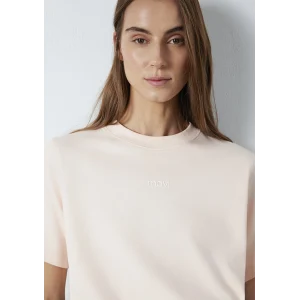 Mavi 1612829-71121 Mavi Logo Baskılı İnterlok Pembe Tişört