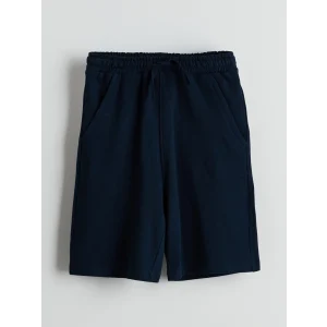 LCW Kids Lacivert Beli Lastikli Erkek Çocuk Şort