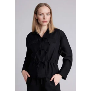 Defacto G8263AXBK81 Siyah Regular Fıt Uzun Kollu Gömlek