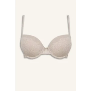 Defacto F6142AXBN503 Kahve Kaplı Pedsiz Balenli Tişört Bra