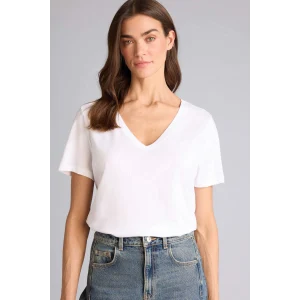 Defacto W9578AZWT79 Beyaz Regular Fıt Basıc Penye Tişört