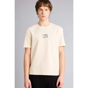 Defacto G3216AXER235 Ekru Baskılı Kısa Kollu Tişört