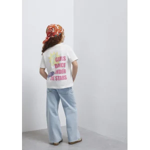 Mavi 7610391-70057 Baskılı Ekru Tişört