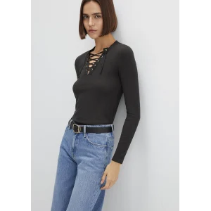 Mavi 1613839-70262 Uzun Kollu Antrasit Tişört