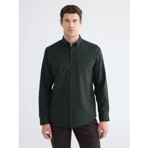 LCWAIKIKI Classic Yeşil Regular Fit Erkek Gömlek