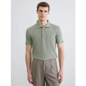 LCWAIKIKI Classic Yeşil Polo Yaka Erkek Tişört