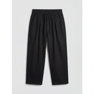 LCW Kids Siyah Pileli Gabardin Erkek Çocuk Pantolon