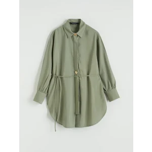 LCW EVERYDAY Yeşil Kuşaklı Kadın Gömlek Tunik