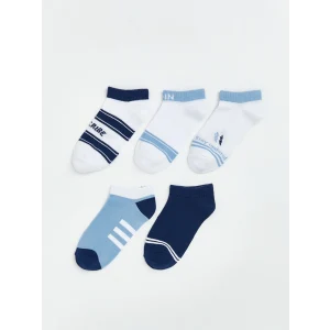 LCW Kids Karışık Çizgili Erkek Çocuk Patik Çorap 5li