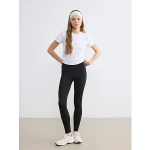 KOOR SPORT Siyah Yüksek Bel Kadın Spor Tayt