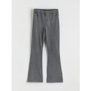 LCW Kids Siyah Kız Çocuk İspanyol Paça Tayt