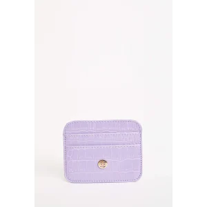 Defacto W2526AZPR46 Mor Kadın Suni Deri Croco Kartlık