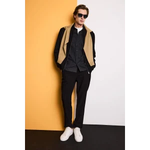 Defacto B8577AXBK27 Siyah Tailored Fit Düz Paça Pantolon