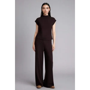 Defacto E5784AXBN207 Kahve Wıde Leg Pantolon