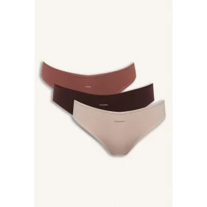 Defacto D8630AXBN341 Kahve 3’lü Brief Külot