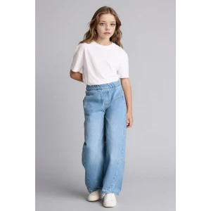 Defacto G0248A8NM28 Mavi Balloon Fıt Jean Pantolon Kız Çocuk