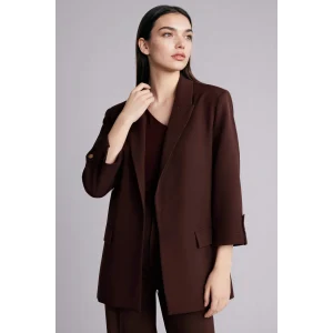 Defacto G7818AXBN324 Kahve Regular Fıt Blazer Ceket