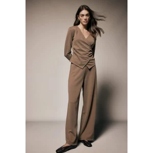 Defacto G8029AXBN531 Kahve Wide Leg Pantolon