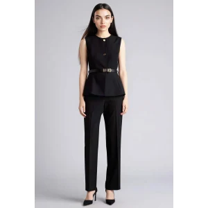 Defacto F7380AXBK81 Siyah Straıght Fıt Normal Bel Düz Paça Pantolon