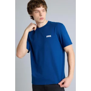 Defacto G3215AXNV147 Lacivert Regular Fıt Baskılı Kısa Kollu Tişört