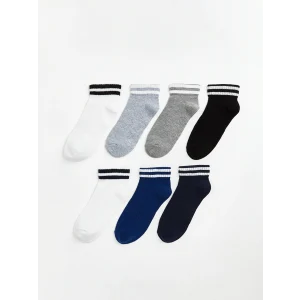 LCW Kids Karışık Çizgili Erkek Çocuk Patik Çorap 7li