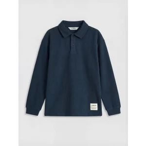 LCW Kids Lacivert Polo Yaka Erkek Çocuk Tişört