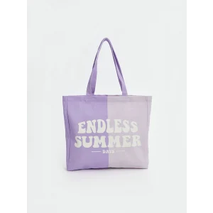 LCW ACCESSORIES Lila Baskılı Kız Çocuk Omuz Çantası