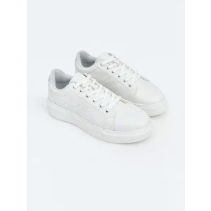 LCW STEPS Beyaz Bağcıklı Kadın Spor Ayakkabı