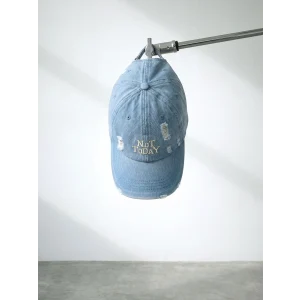 LCW ACCESSORIES Mavi Nakışlı Kız Çocuk Kep Şapka