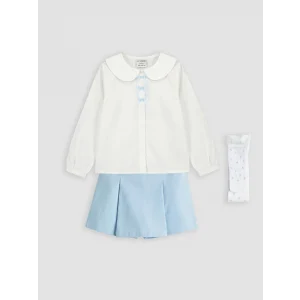 LCW Kids Ekru Kız Çocuk 3lü Takım