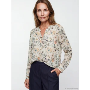LCW Grace Karışık Kaçık Yaka Çiçekli Bluz