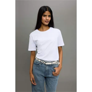 Defacto W9584AZWT34 Beyaz %100 Pamuk Basıc Tişört