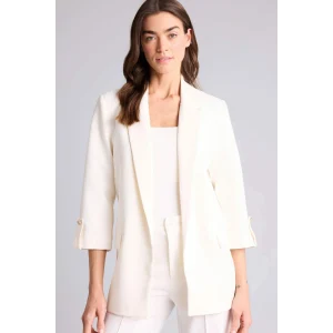 Defacto C3215AXWT16 Beyaz Oversıze Ceket Yaka Basic Blazer Ceket