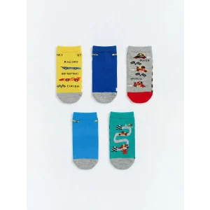 LCW Kids Karışık Desenli Erkek Çocuk Patik Çorap 5li