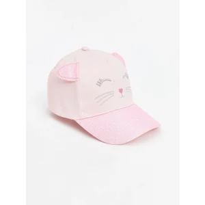 LCW ACCESSORIES Pembe Hayvan Figürlü Kız Bebek Kep Şapka