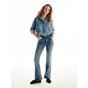 LCW Jeans İndigo Mars Flare Kadın Jean Pantolon
