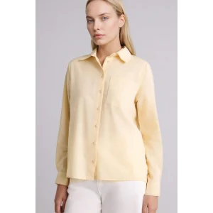 Defacto W7734AZBG366 Bej %100 Pamuk Basıc Gömlek