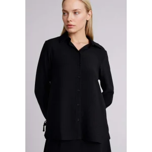 Defacto C3819AXBK81 Siyah Regular Fıt Uzun Kollu Gömlek