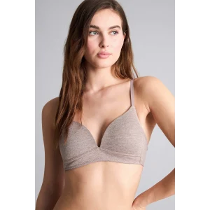 Defacto X9027AZBN503 Kahve Pamuklu Kaplı Pedli Balensiz Bra