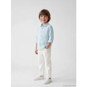 LCW Kids Bej Baggy Fit Erkek Çocuk Pantolon