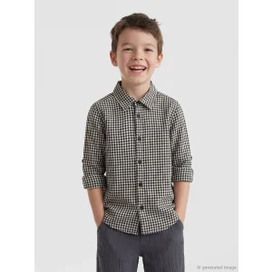 LCW Kids Lacivert Ekose Erkek Çocuk Gömlek