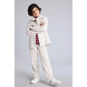 Defacto G4035A8BG74 Bej Düz Paça Pantolon Erkek Çocuk