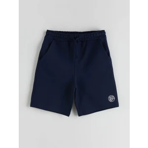 LCW Kids Lacivert Beli Lastikli Erkek Çocuk Şort